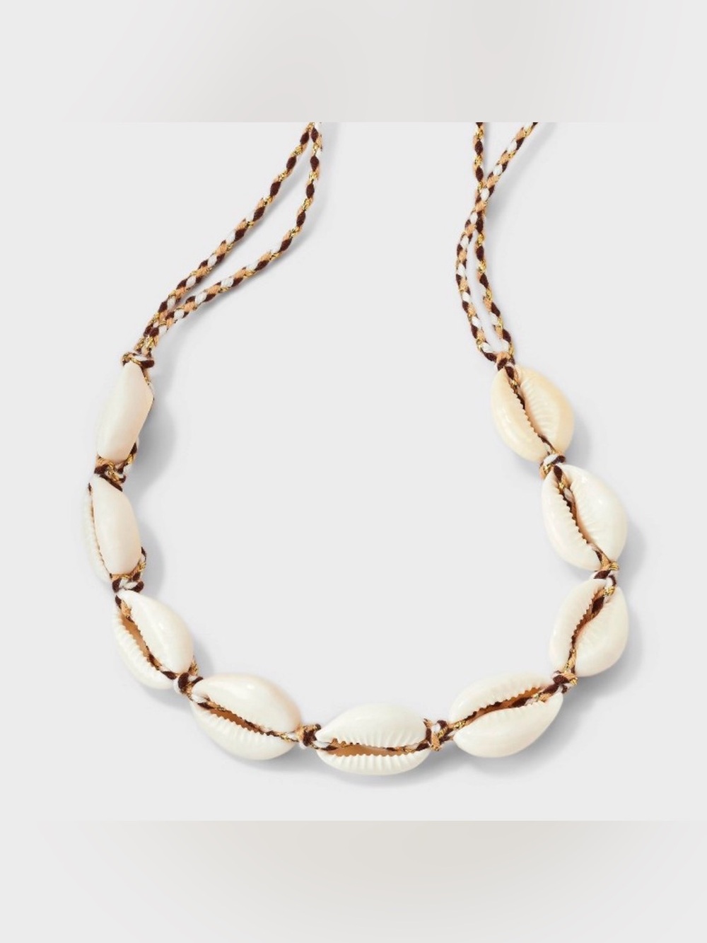 Shell Corded Adjustable Necklace 🐚
